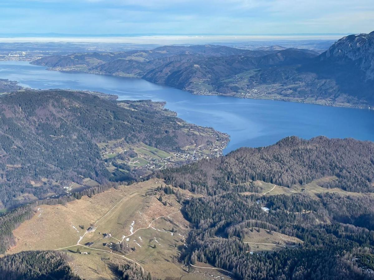 "Ferienhaus Am Mondsee" Mit Direktem Schafbergblick Im Salzkammergut Bei Salzburg Eksteriør bilde
