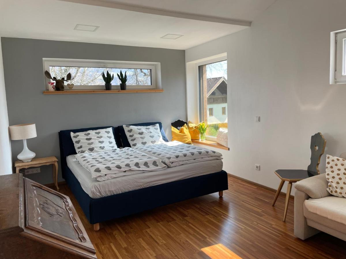 "Ferienhaus Am Mondsee" Mit Direktem Schafbergblick Im Salzkammergut Bei Salzburg Eksteriør bilde
