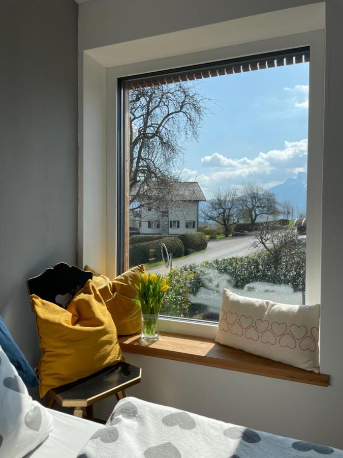 "Ferienhaus Am Mondsee" Mit Direktem Schafbergblick Im Salzkammergut Bei Salzburg Eksteriør bilde
