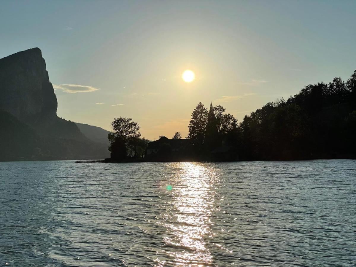 "Ferienhaus Am Mondsee" Mit Direktem Schafbergblick Im Salzkammergut Bei Salzburg Eksteriør bilde