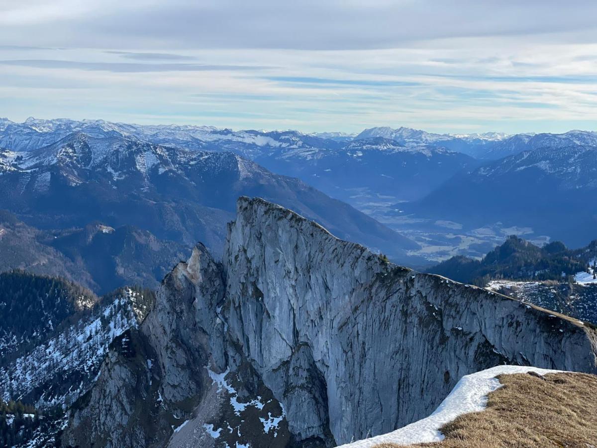 "Ferienhaus Am Mondsee" Mit Direktem Schafbergblick Im Salzkammergut Bei Salzburg Eksteriør bilde